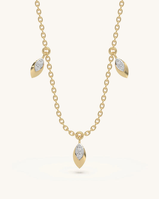 Leaf Drop Necklace