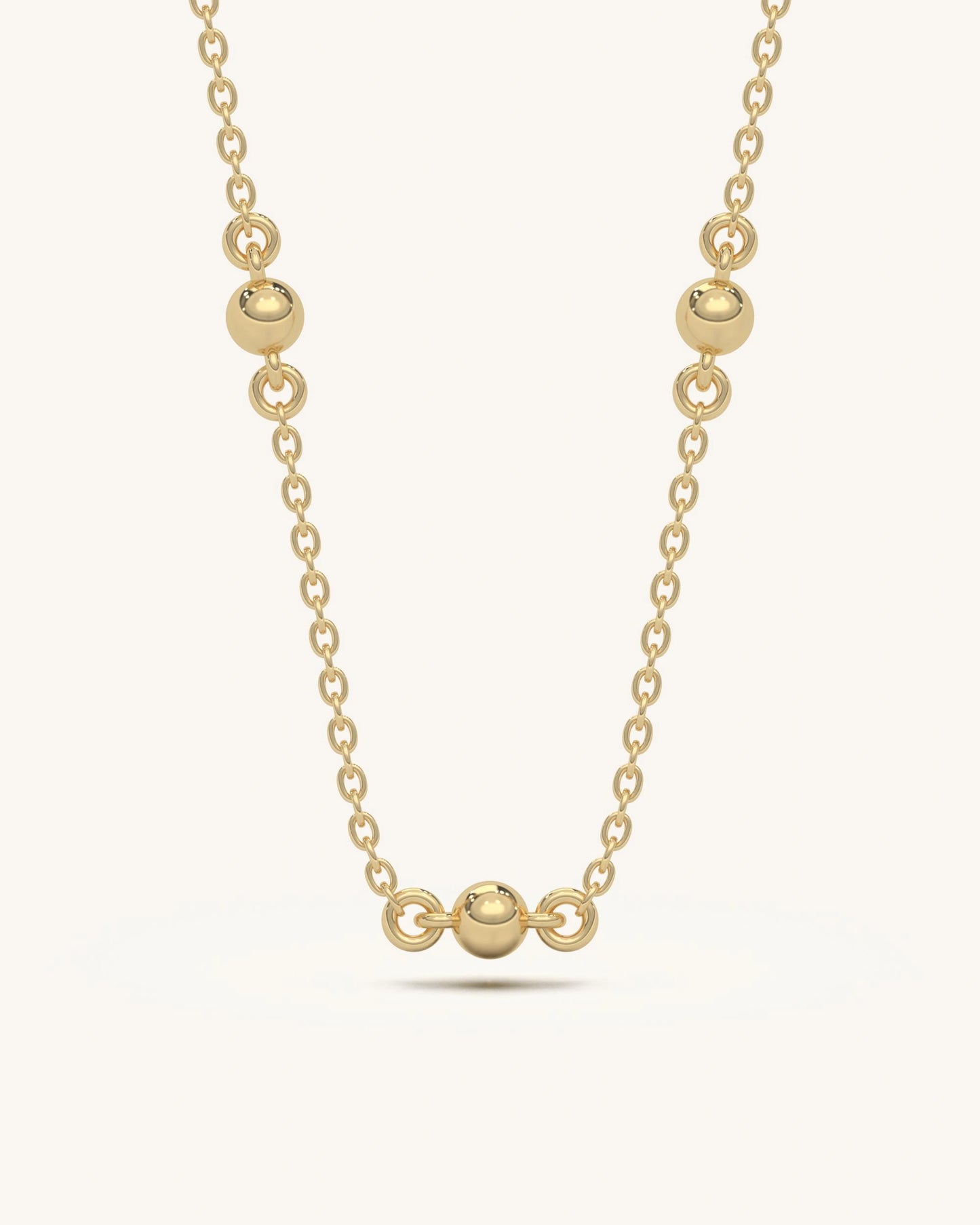 Beaded Link Necklace