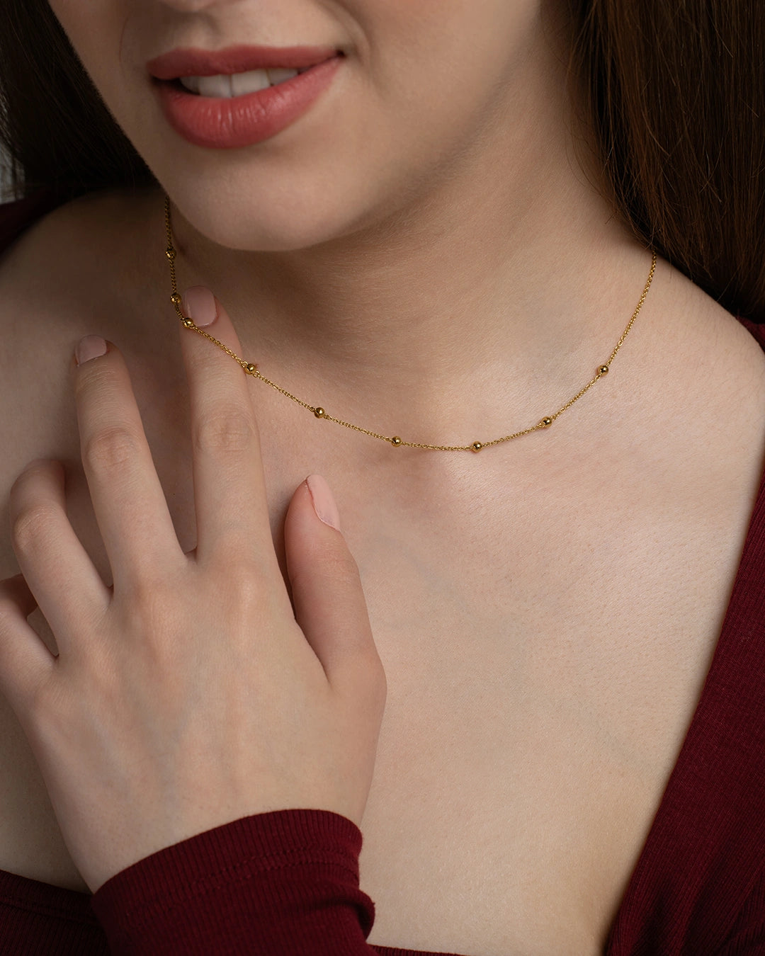 Beaded Link Necklace