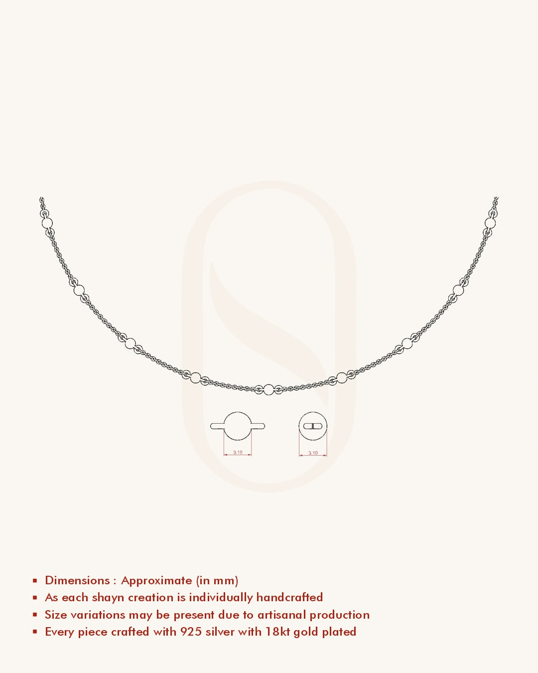 Beaded Link Necklace