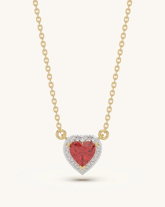 Heart Halo Necklace