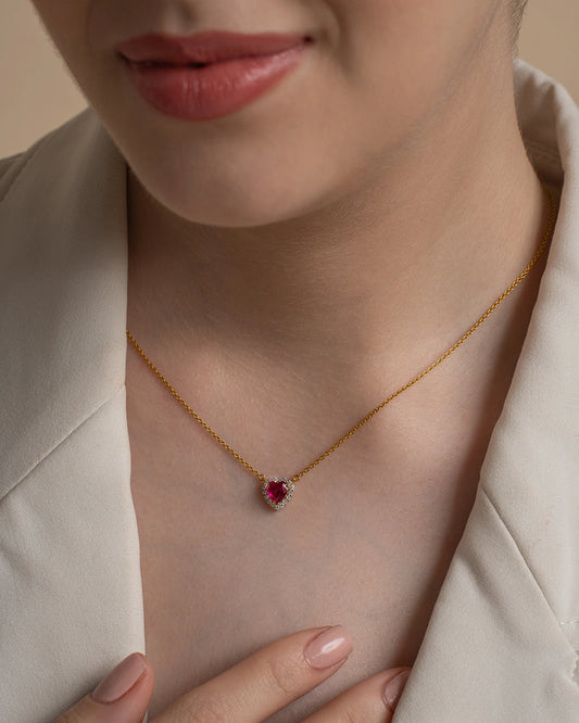 Heart Halo Necklace