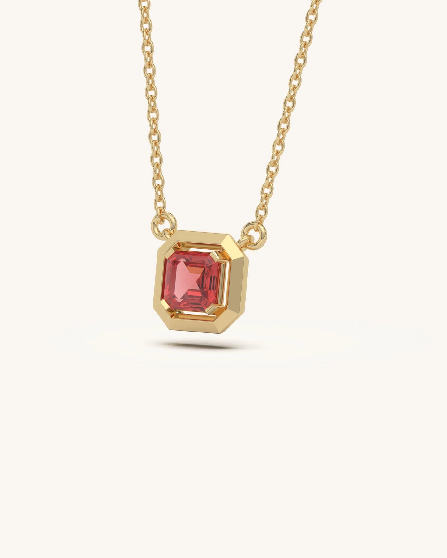 Ruby Accent Necklace