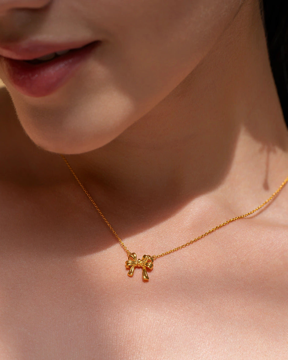 Petite Bow Necklace