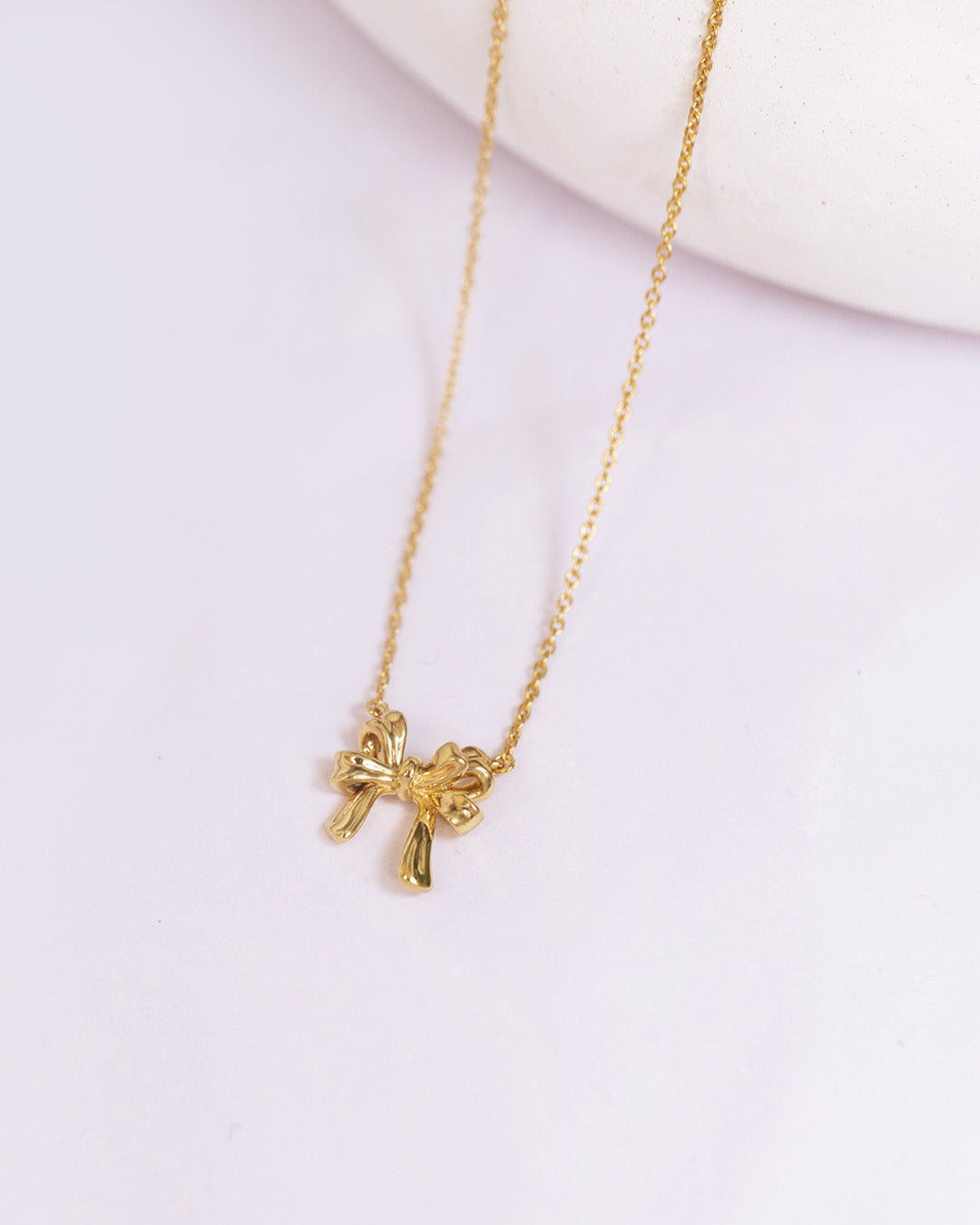 Petite Bow Necklace