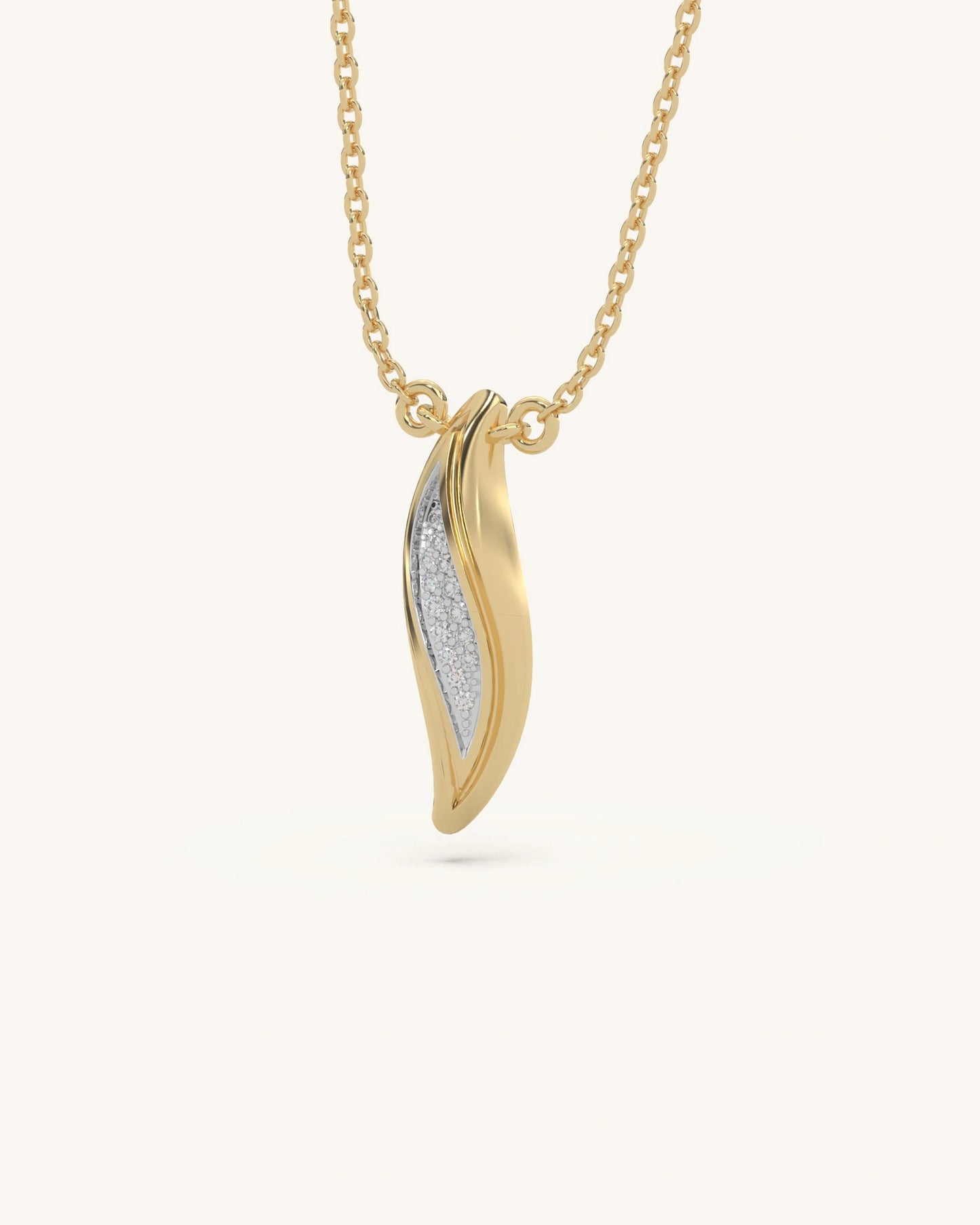 Leaf Curve Pendant