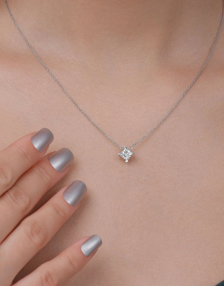 Princess Cut Necklace