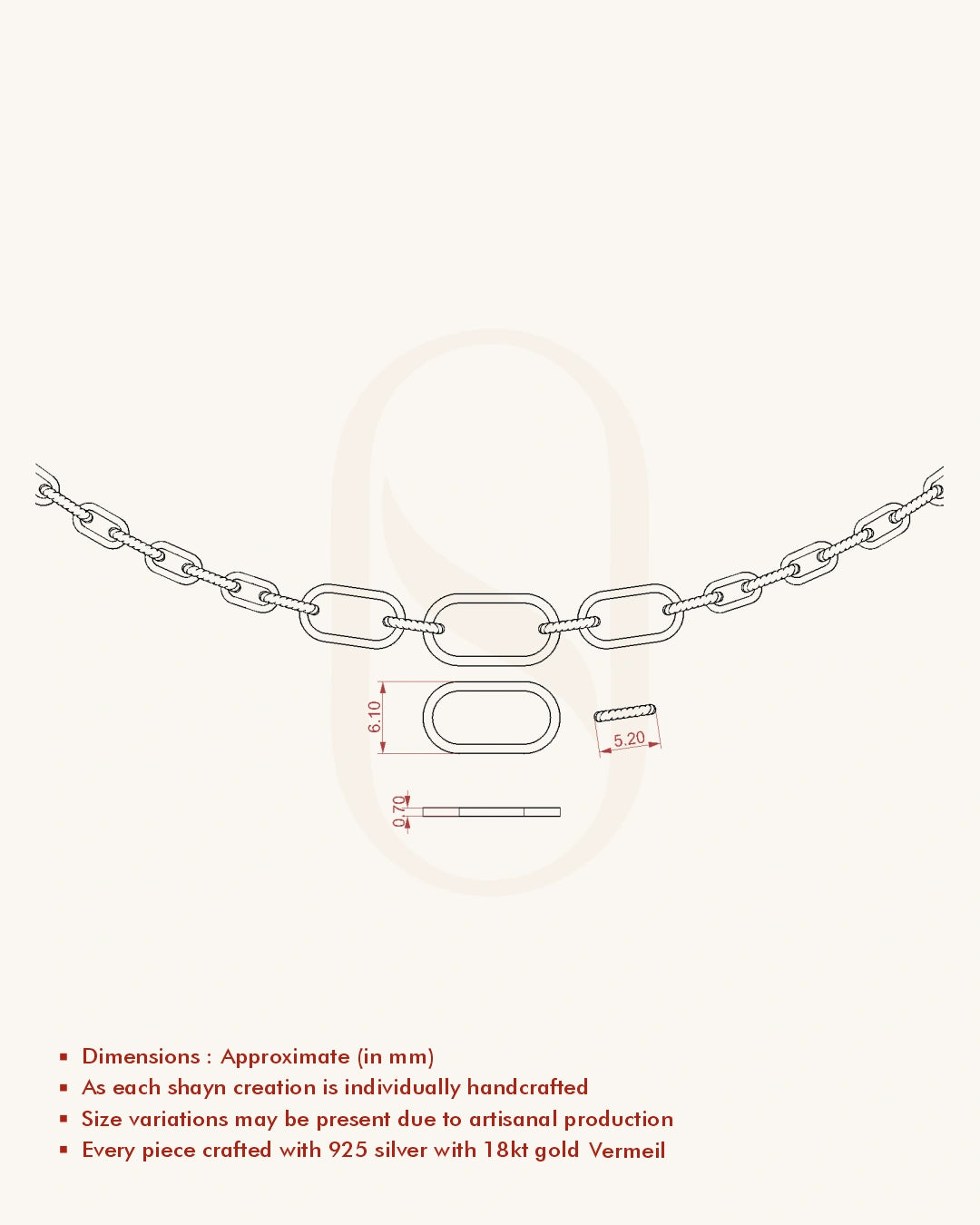 Minimal Link Necklace