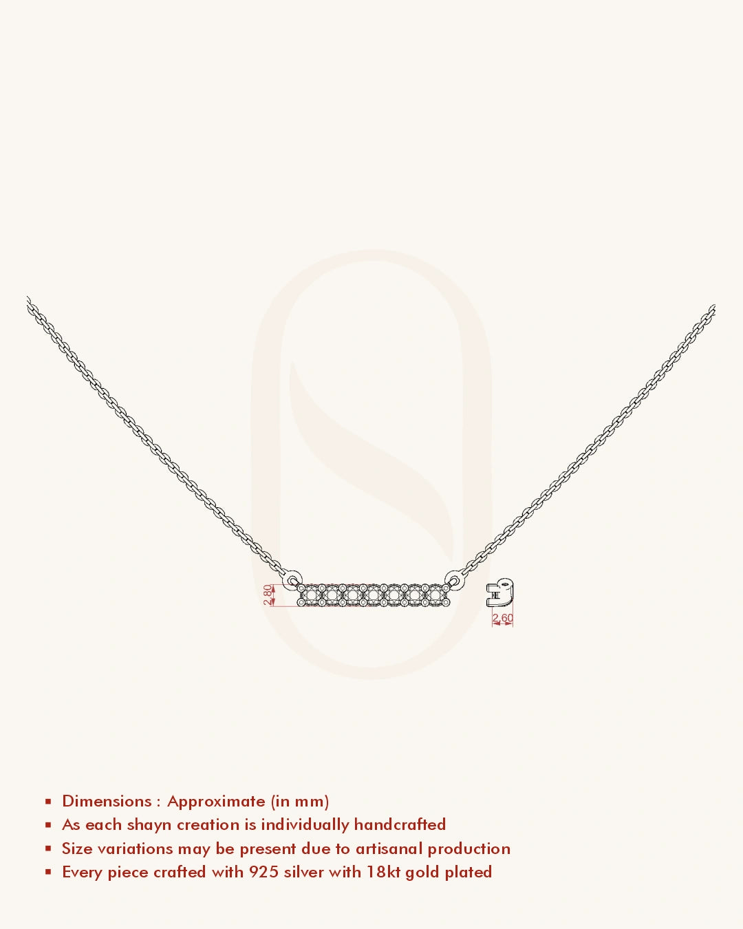 Green Bar Pendant Necklace