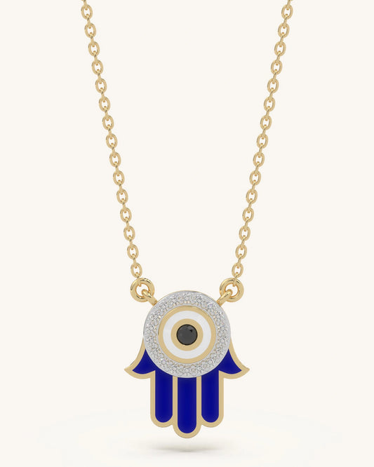 Hamsa Eye Pendant