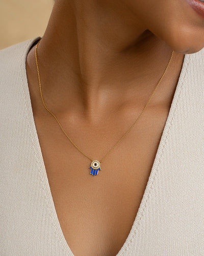Hamsa Eye Pendant
