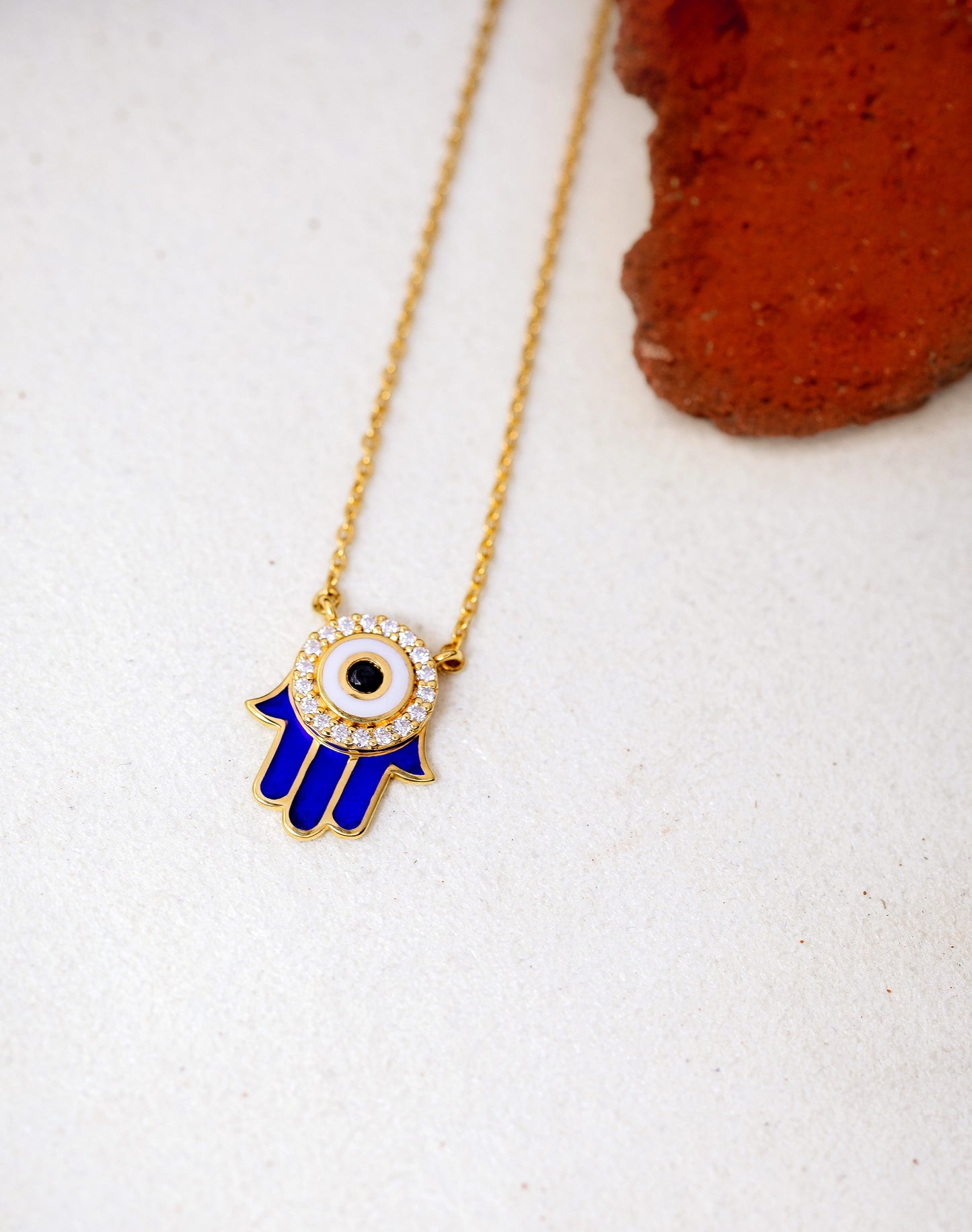 Hamsa Eye Pendant