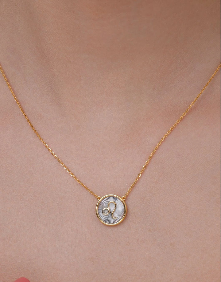 Leo Medallion Necklace