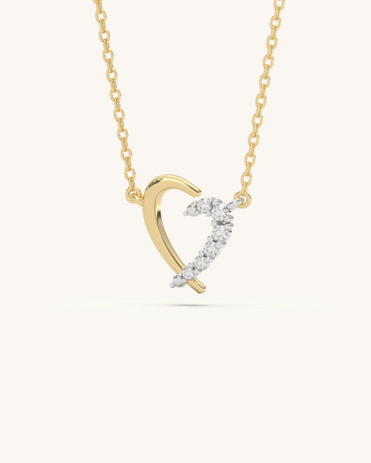 Side Sparkle Necklace