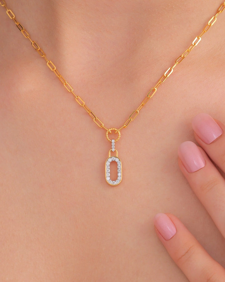 Modern Capsule Drop Necklace