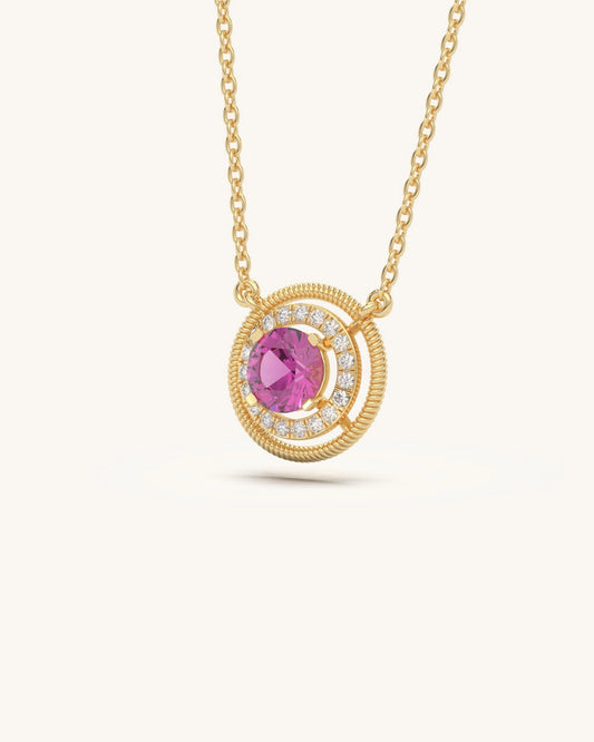 Radiant Circle Necklace