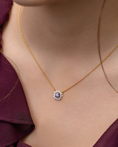 Violet Bloom Pendant