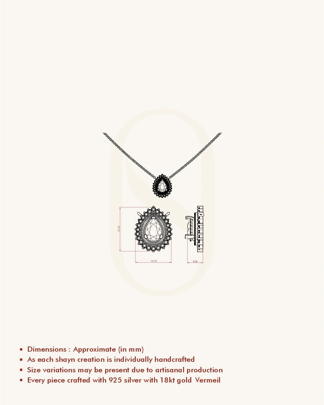 Teardrop Grace Necklace