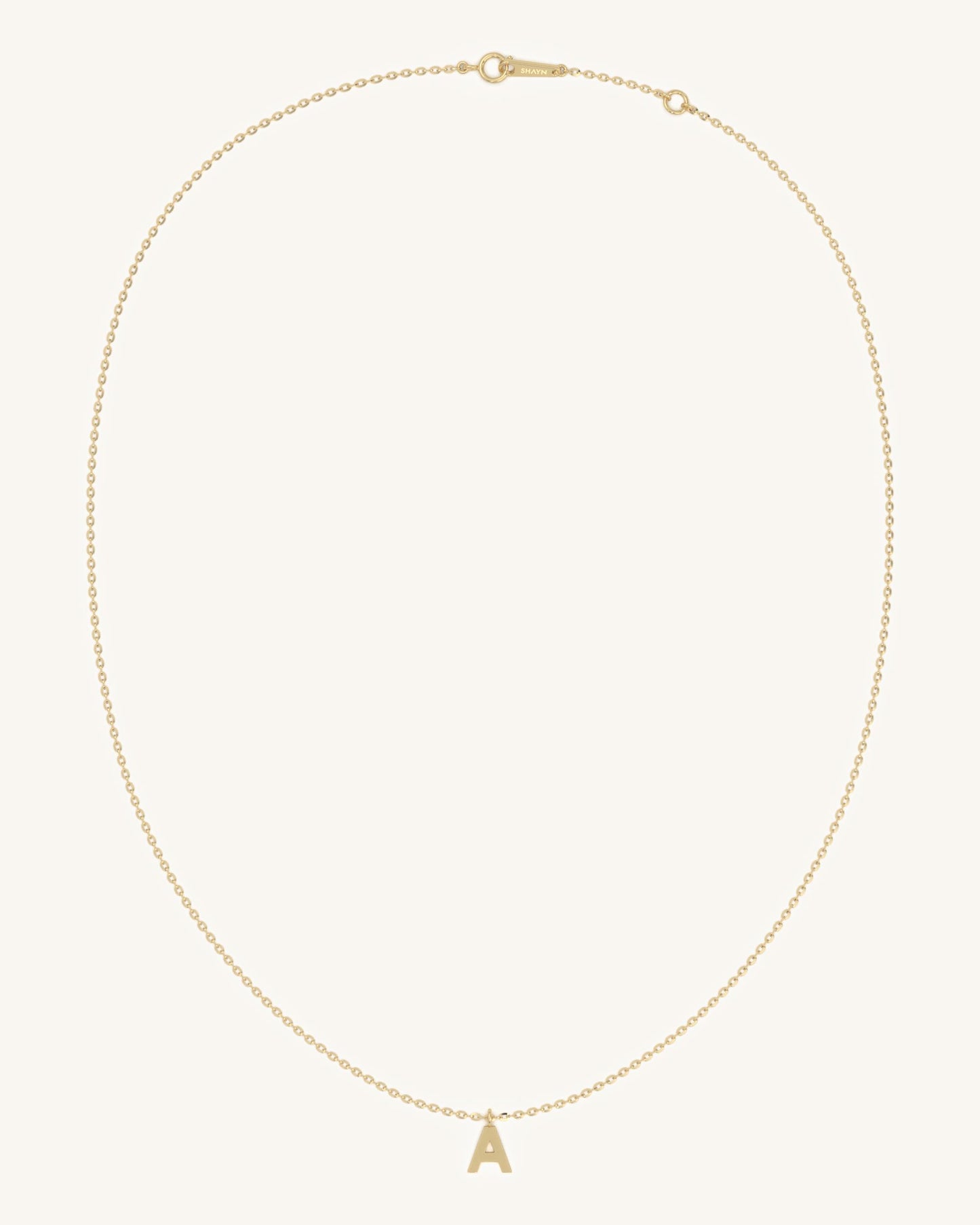 Name Story Initial Necklace