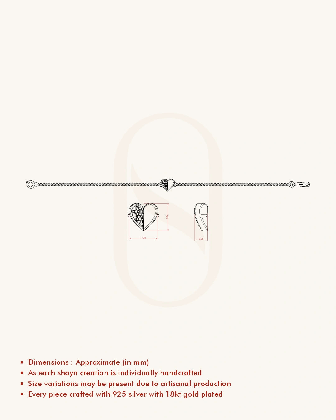 Half Diamond Bracelet