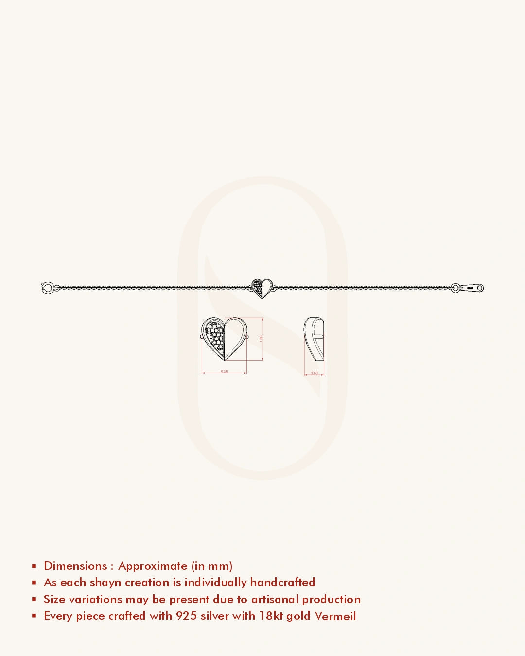 Half Diamond Bracelet