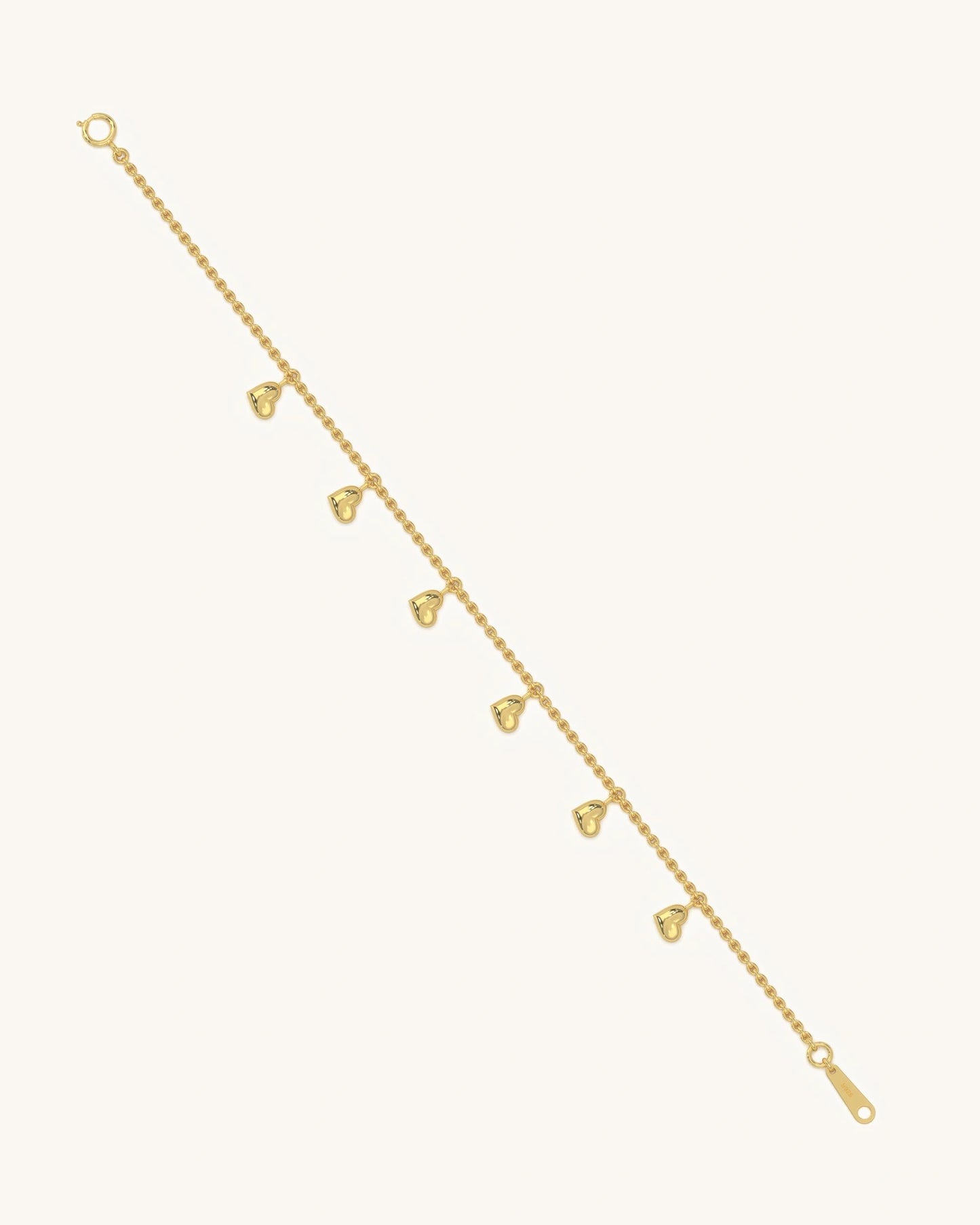 Heart Charm Bracelet