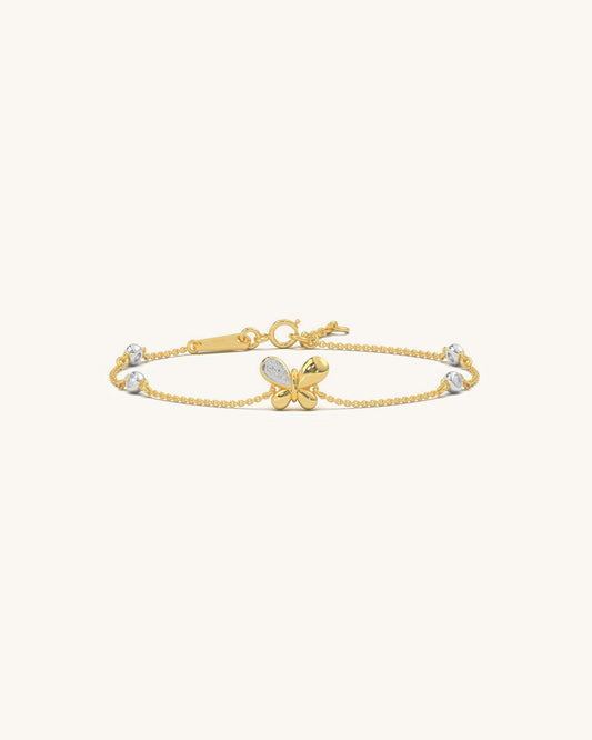 Butterfly Double Bracelet
