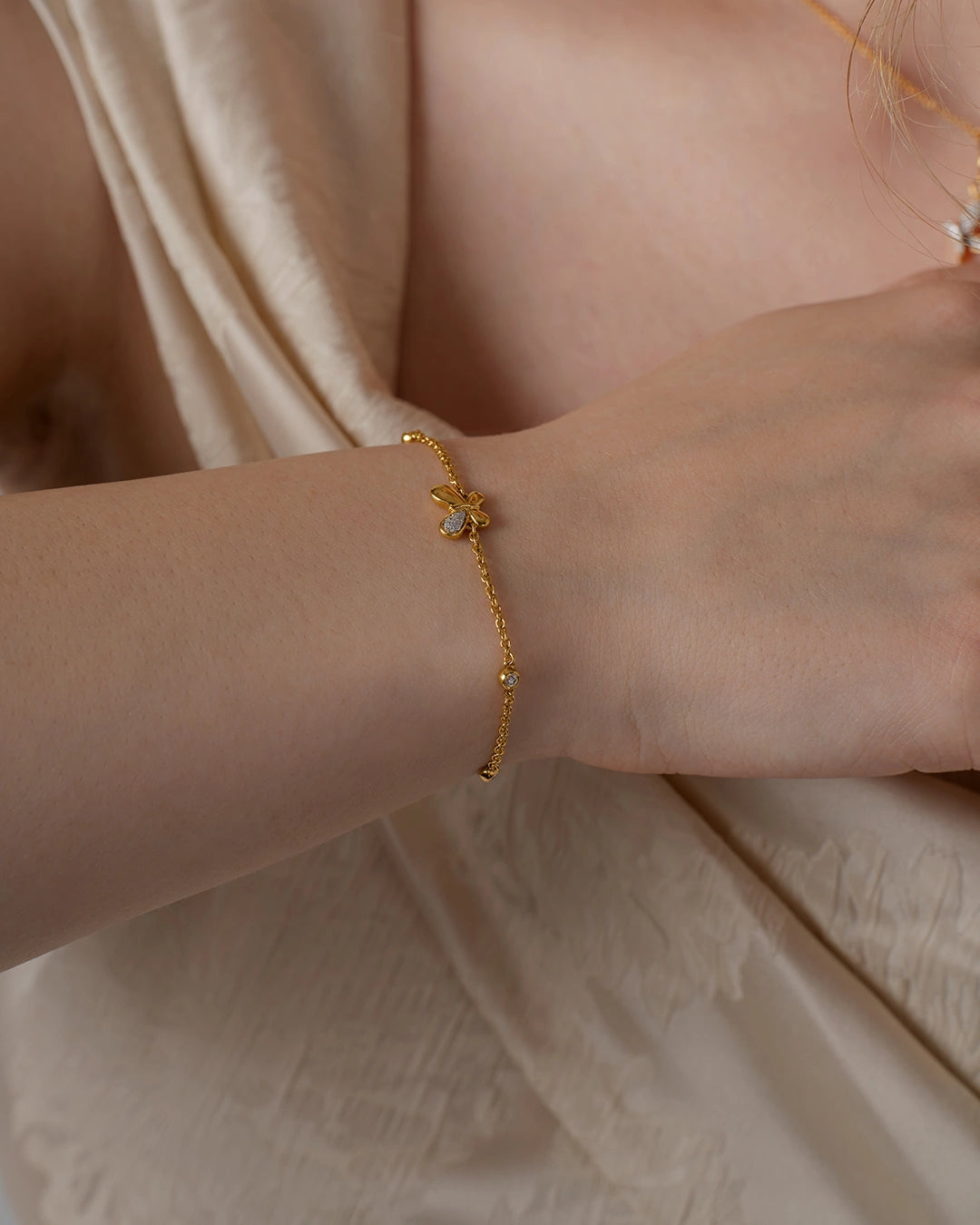 Butterfly Double Bracelet