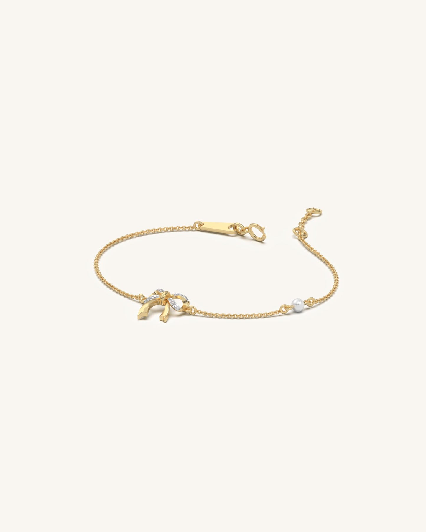 Bow Charm Bracelet
