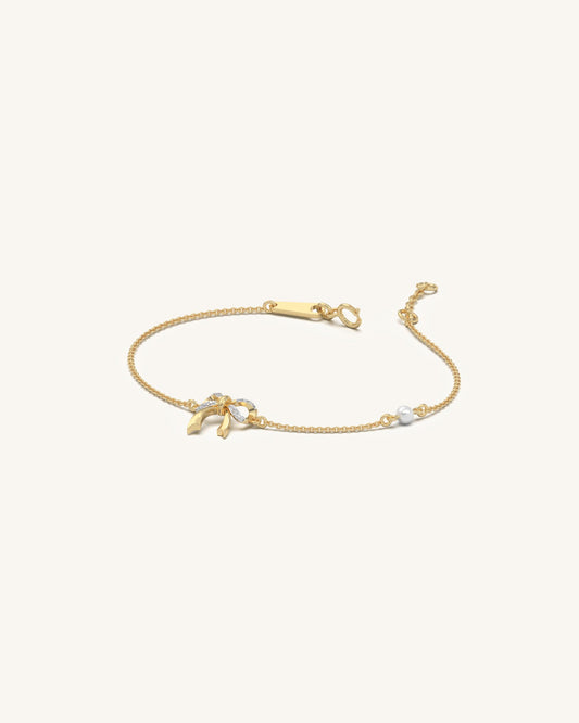 Bow Charm Bracelet