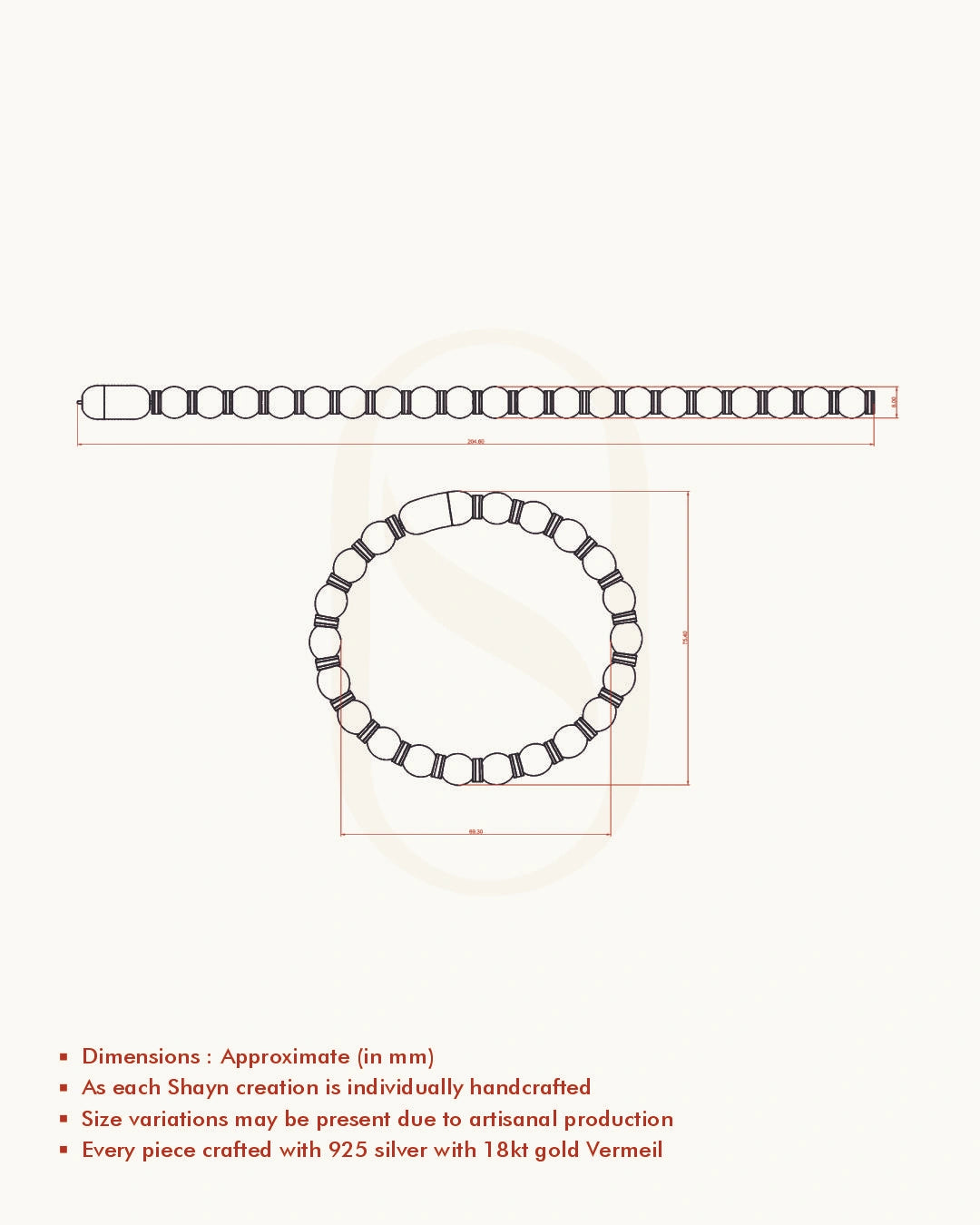 Onyx & Gold Link Bracelet