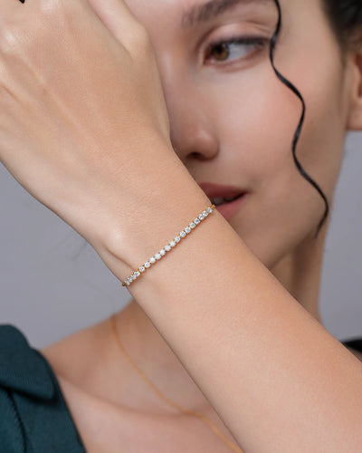 Diamond Curve Bracelet