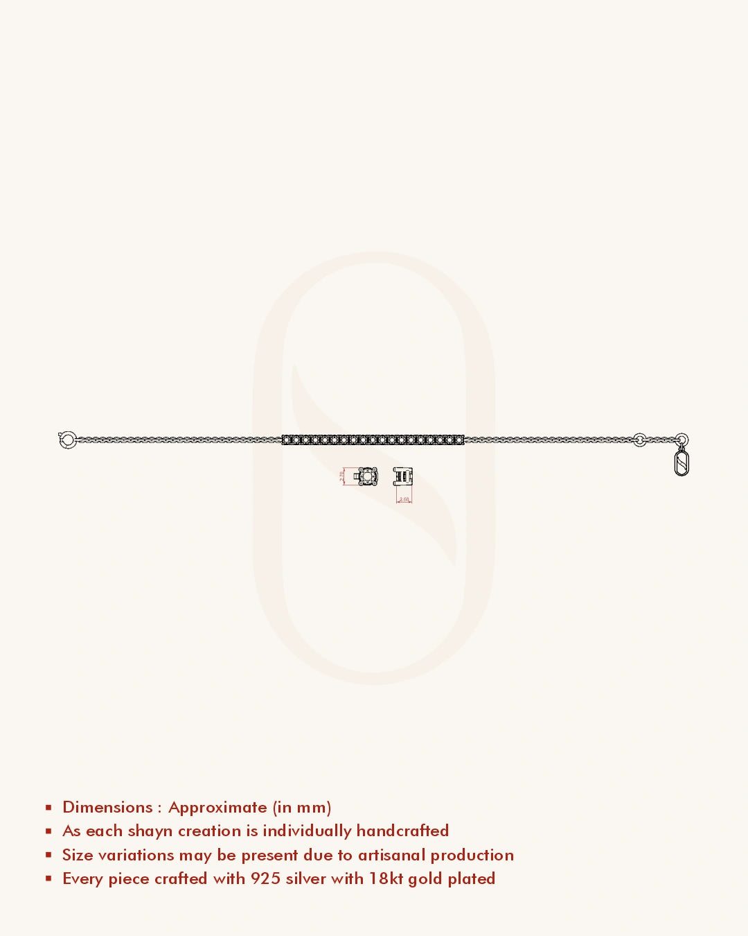 Diamond Curve Bracelet