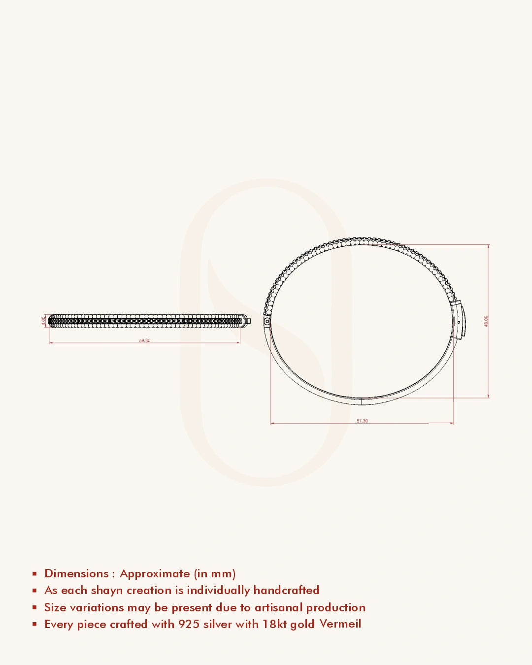 Beaded Edge Bracelet