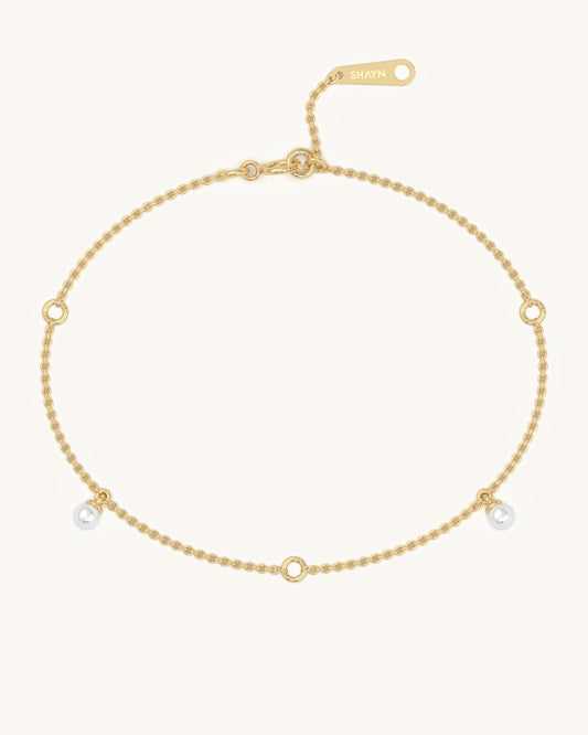 Pearl Accent Chain Bracelet