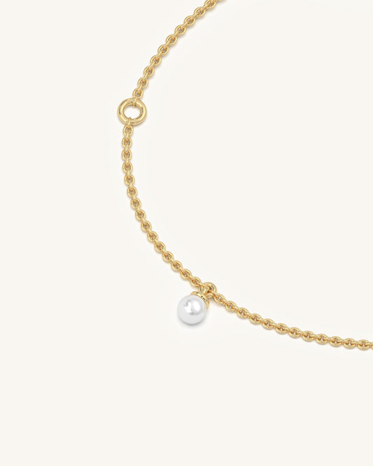 Pearl Accent Chain Bracelet