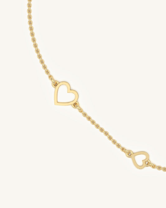 Heart Motif Bracelet