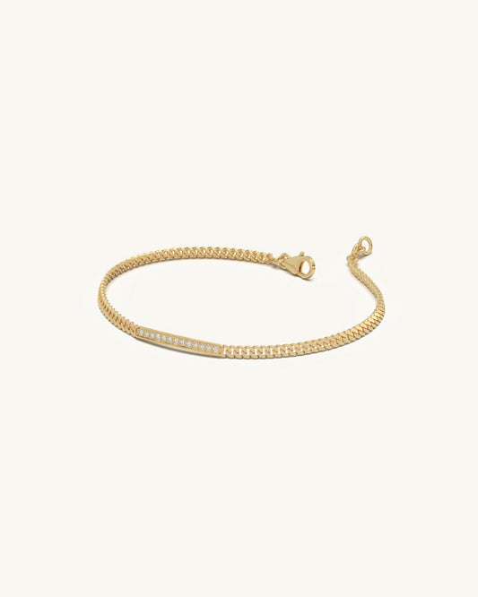 Diamond Bar Bracelet