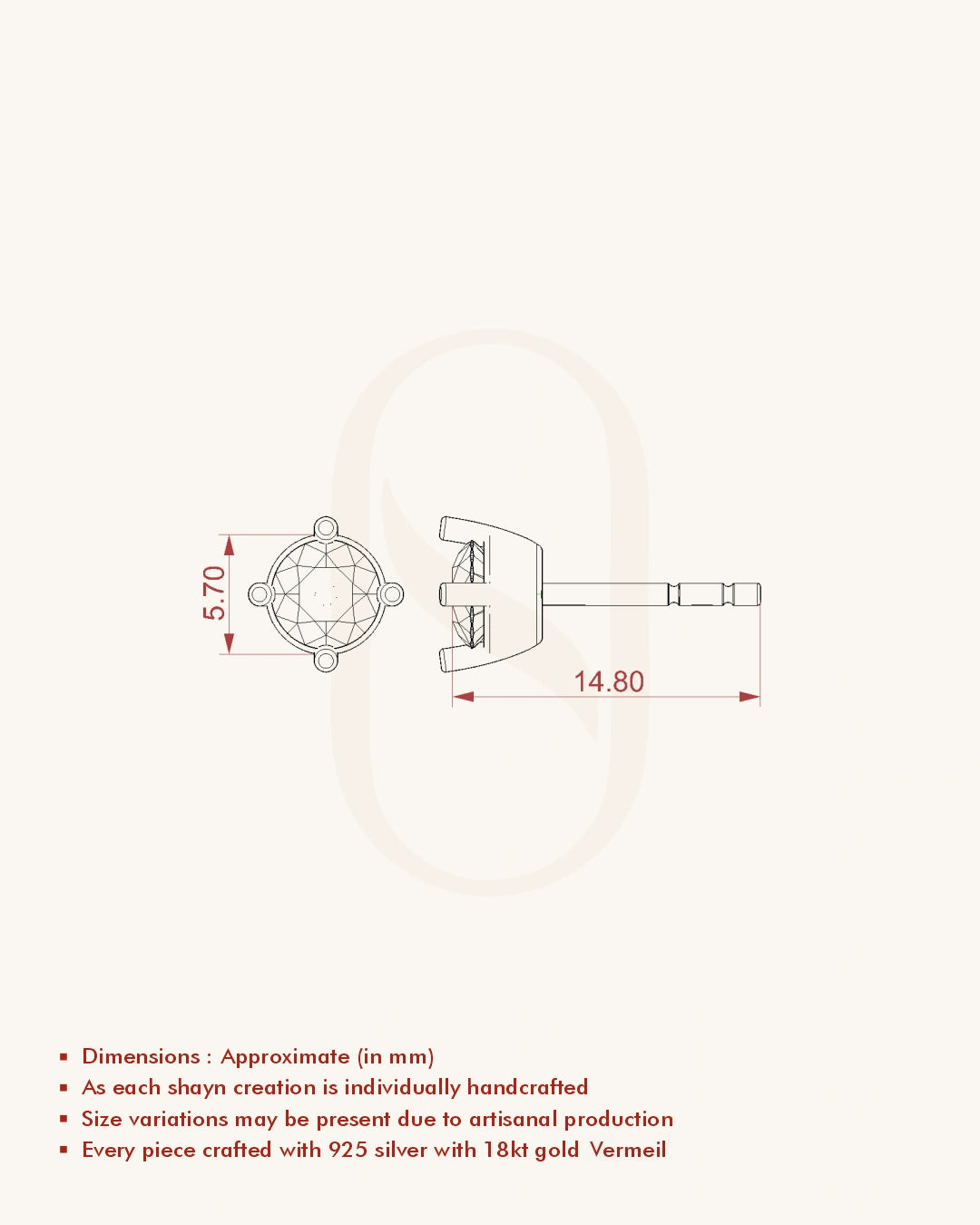 Diamond Dot Earrings