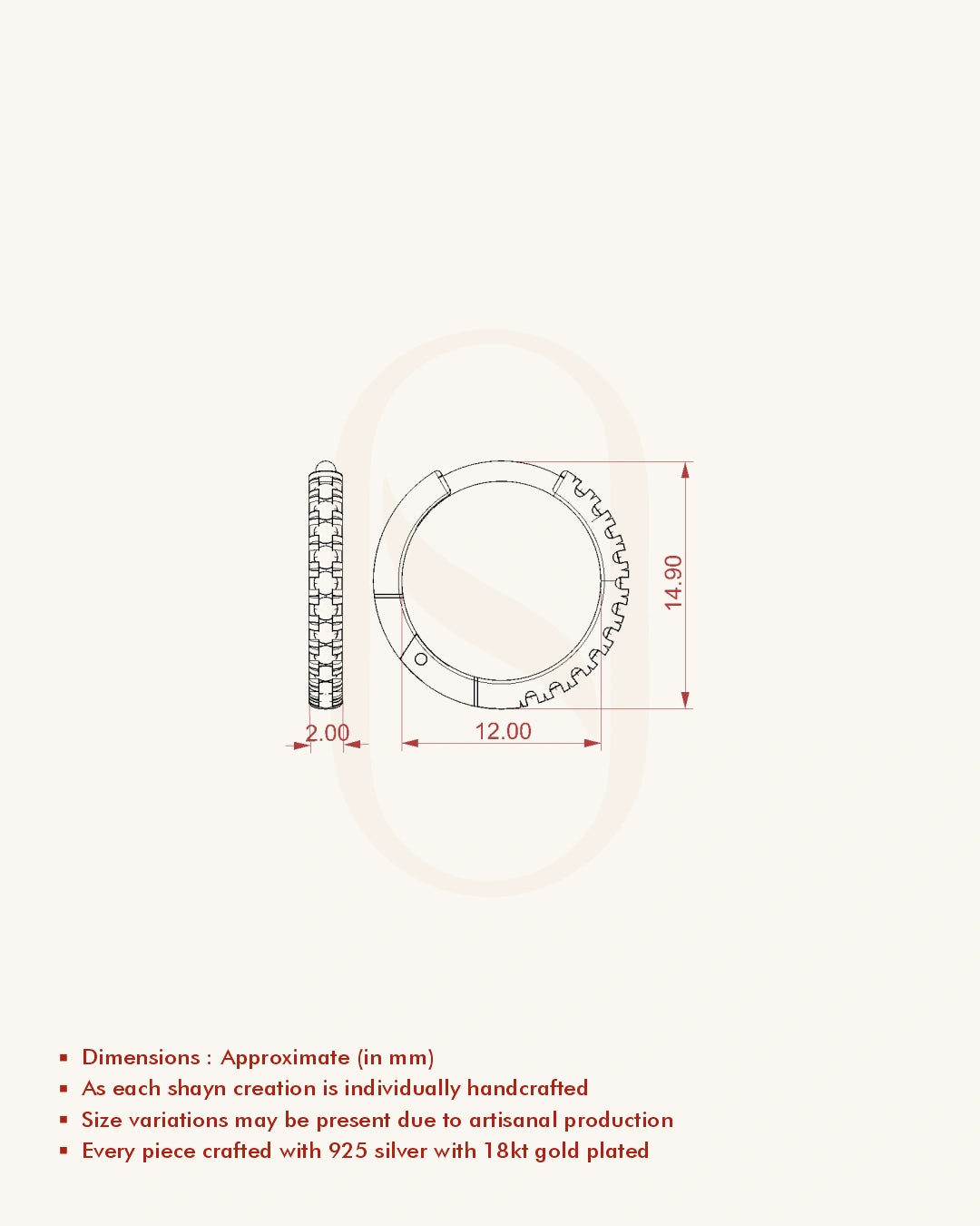 Glam Moissanite Hoops