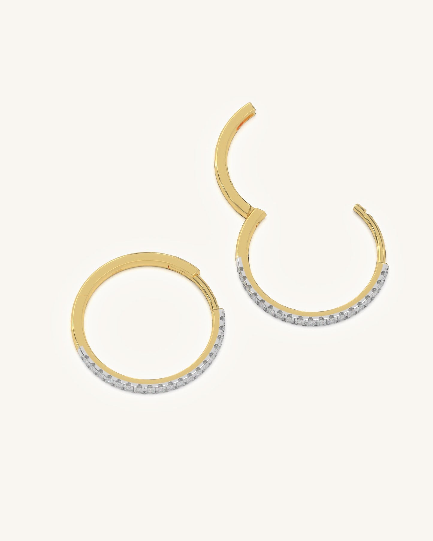 Elegant Shine Hoops