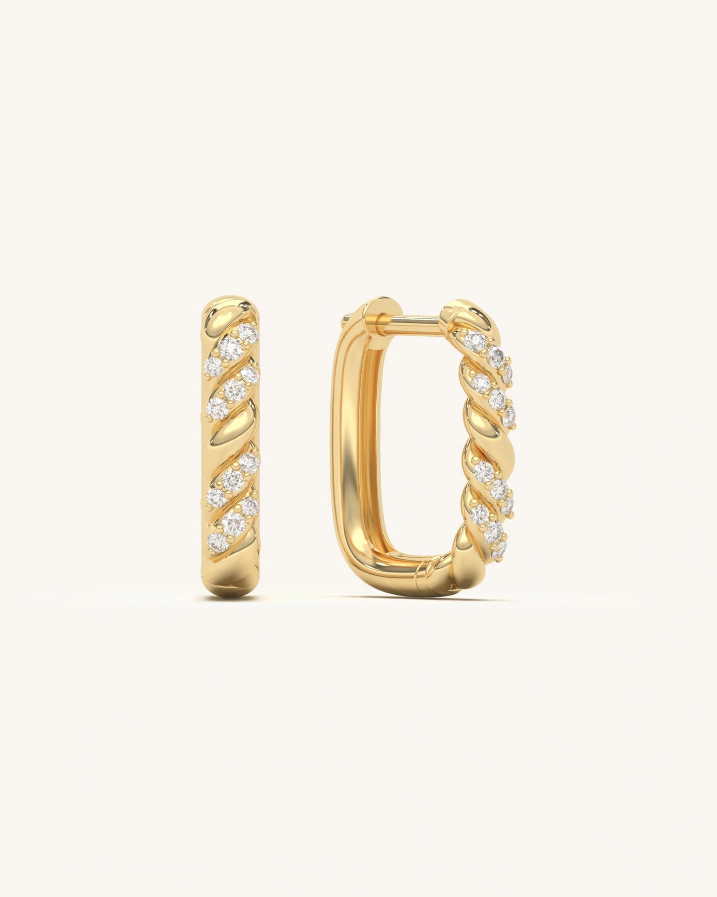 Corded Allure Hoops