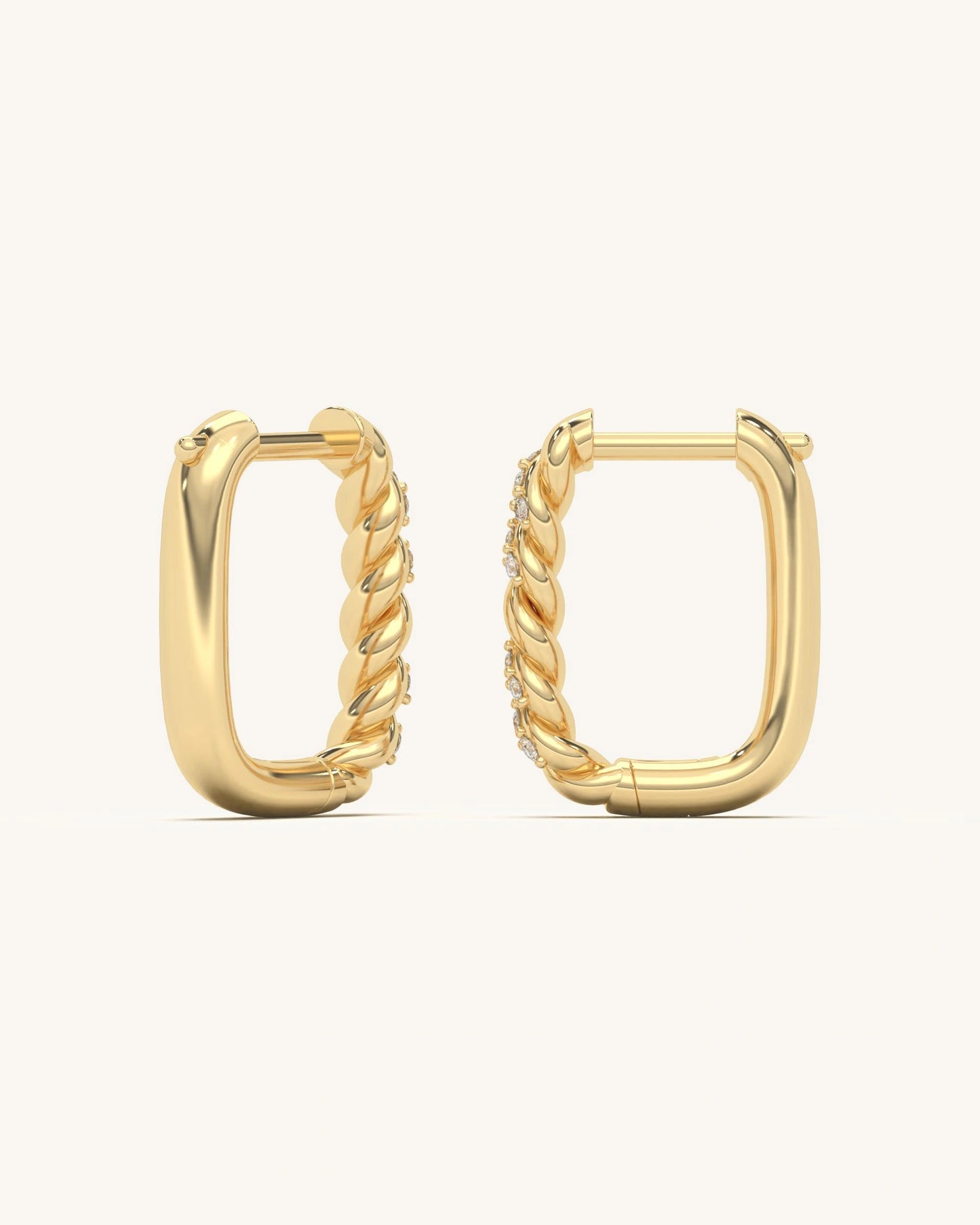 Corded Allure Hoops