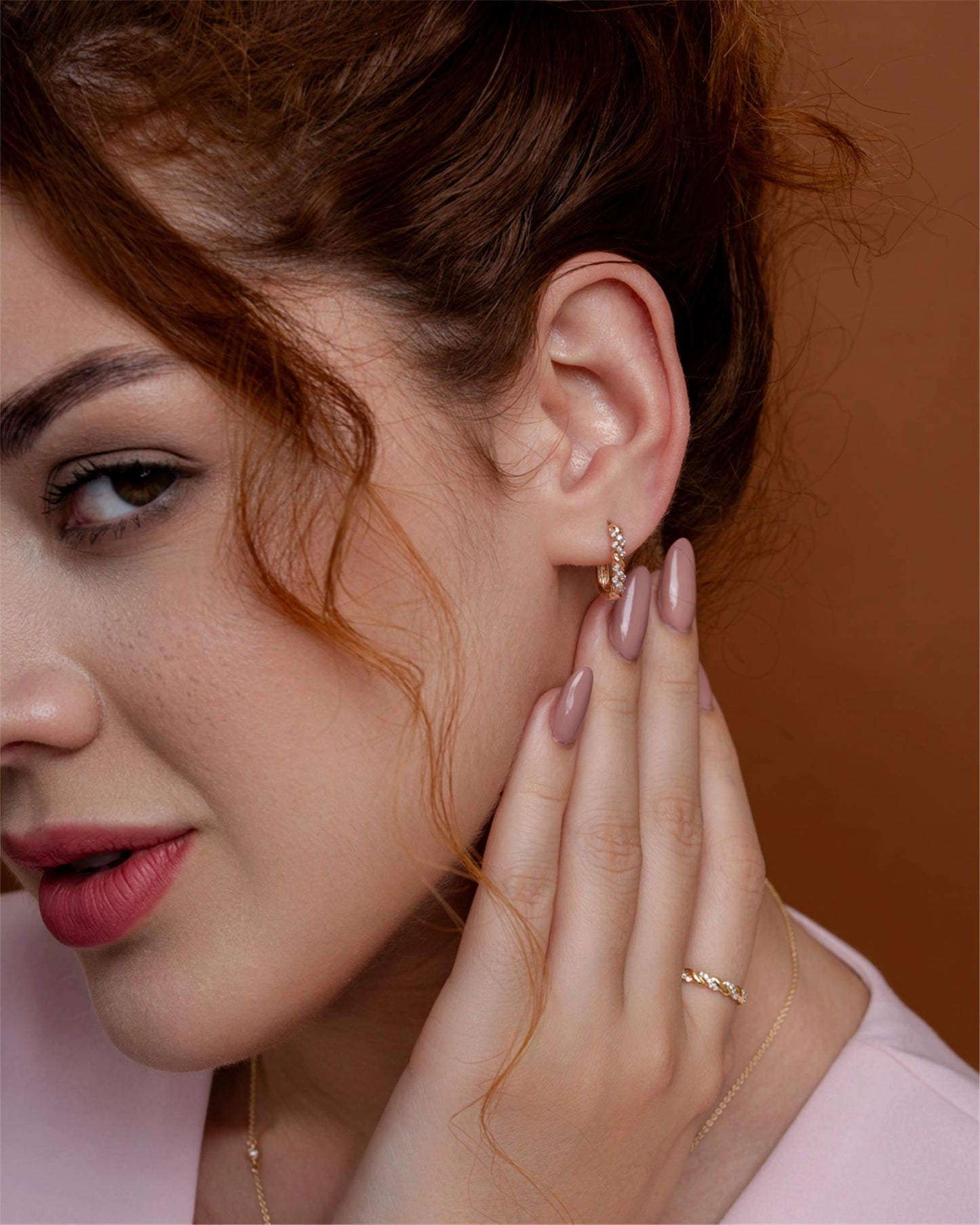 Corded Allure Hoops