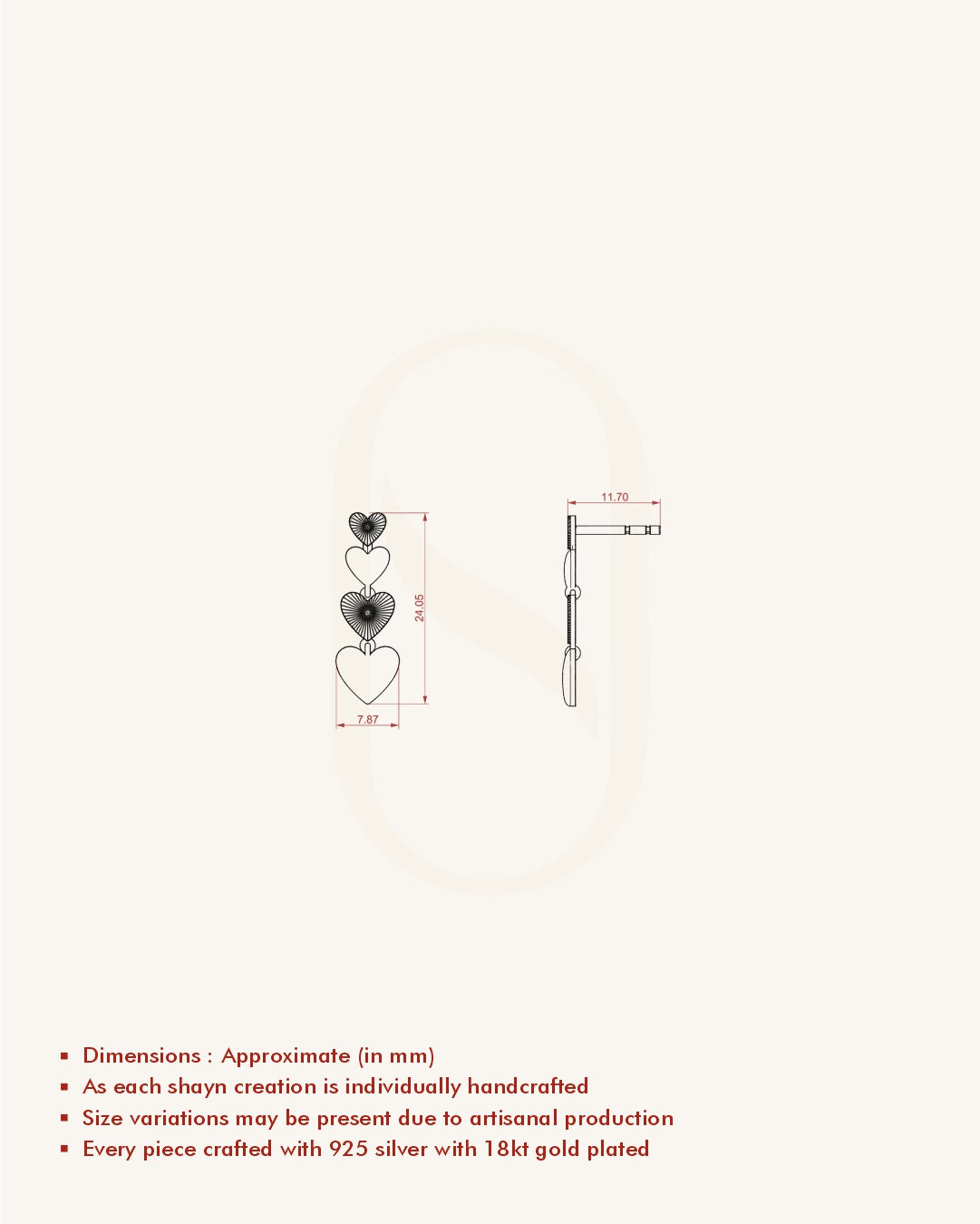 Enchanting Heart Earrings