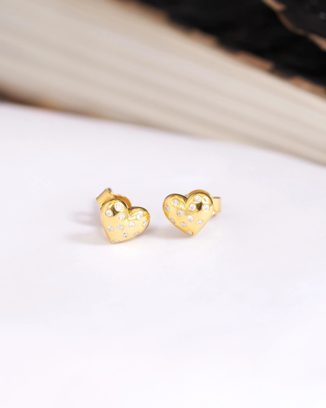 Heart Stud Earrings