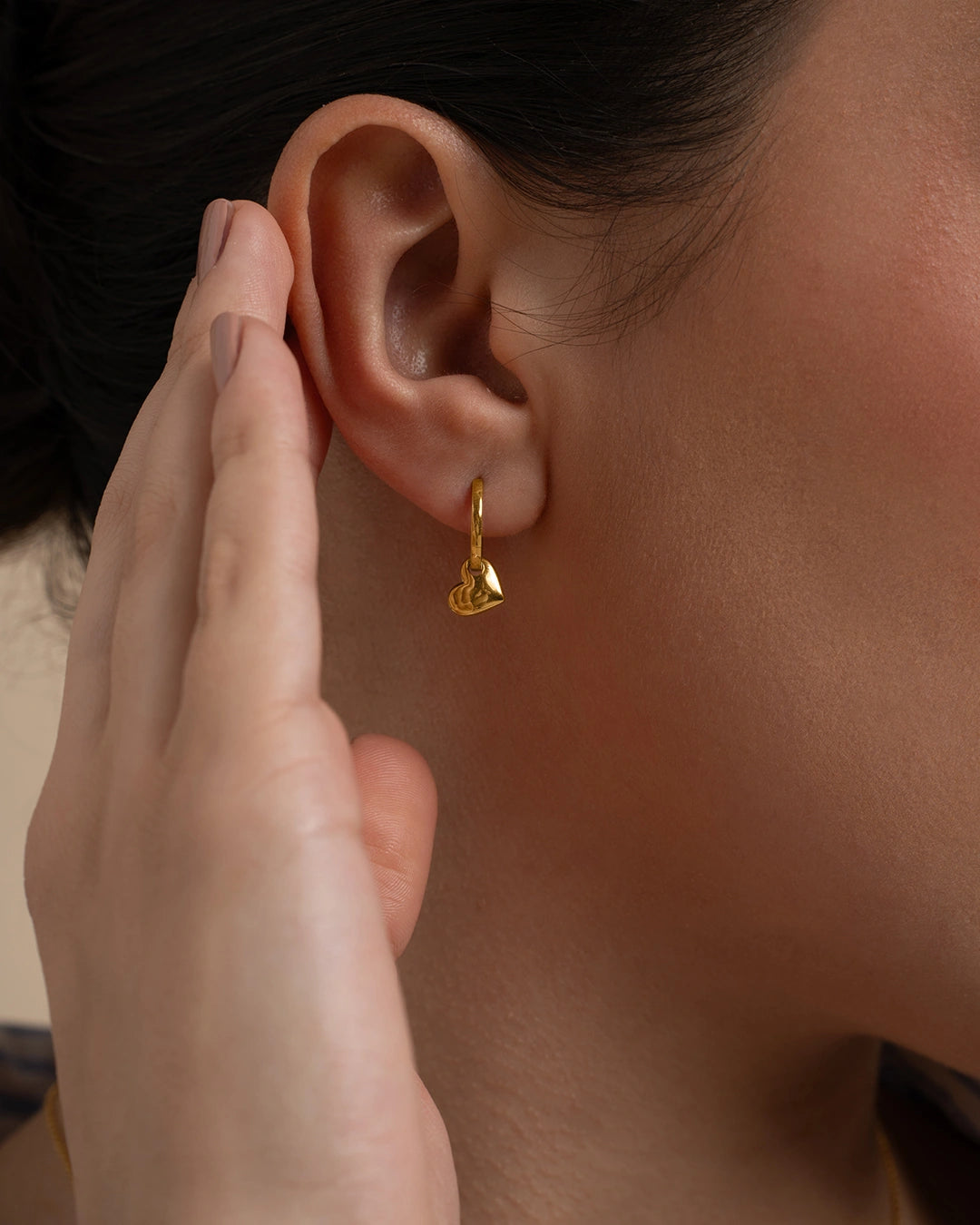 Heart Charm Earrings