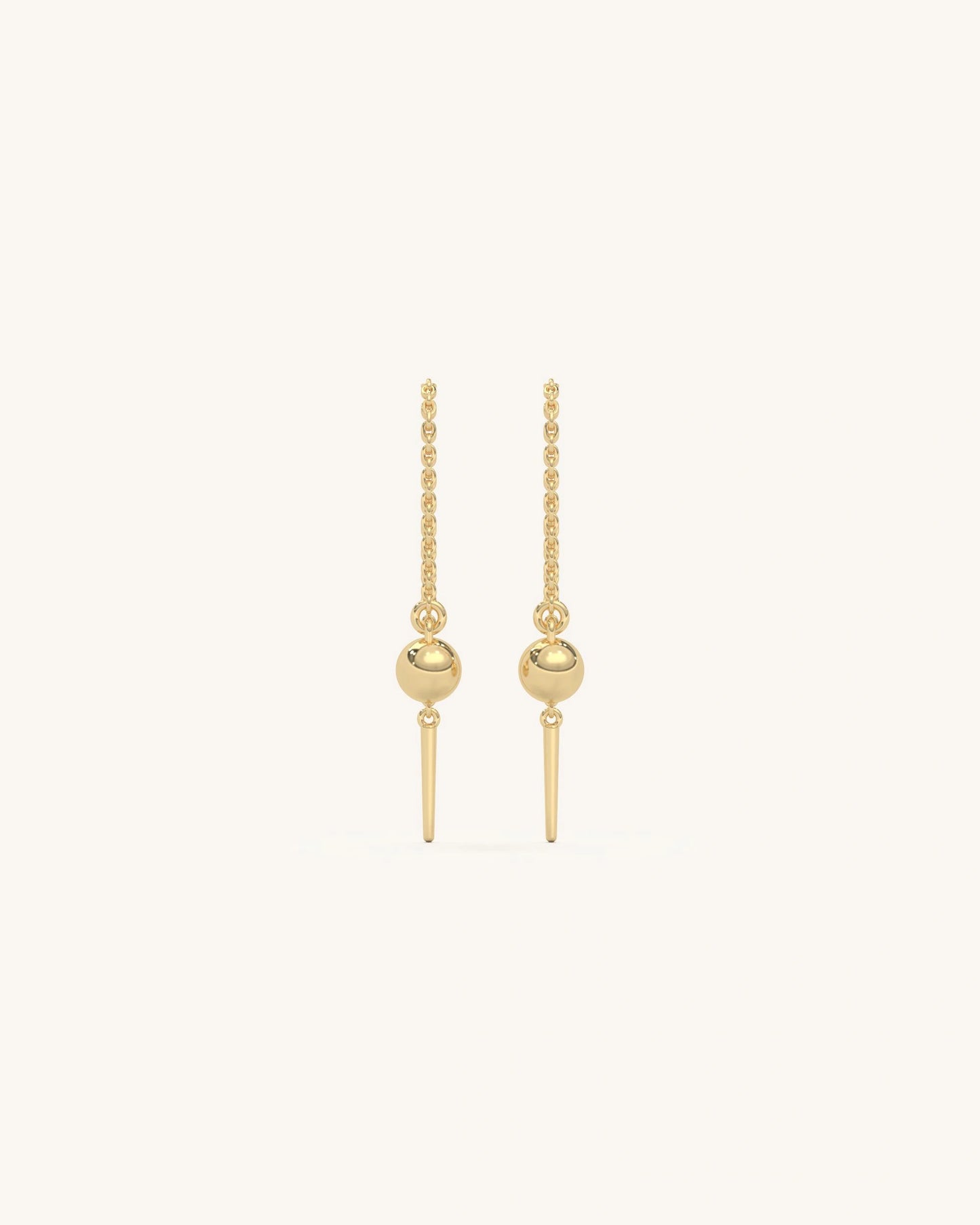 Spike Drop Earrings