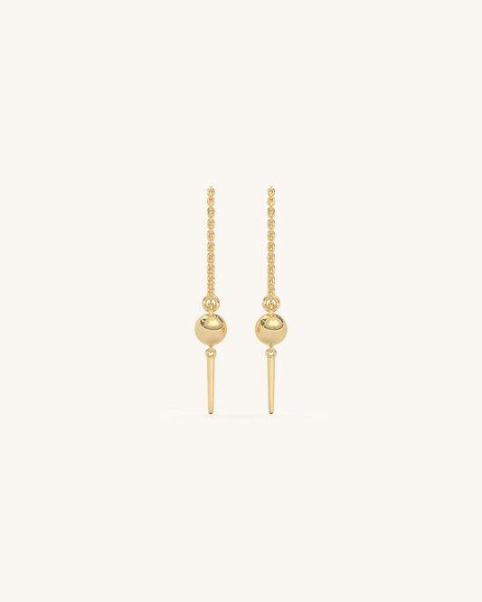Spike Drop Earrings