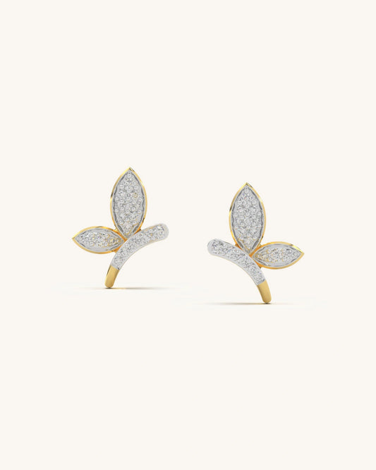 Leaf Cluster Earrings